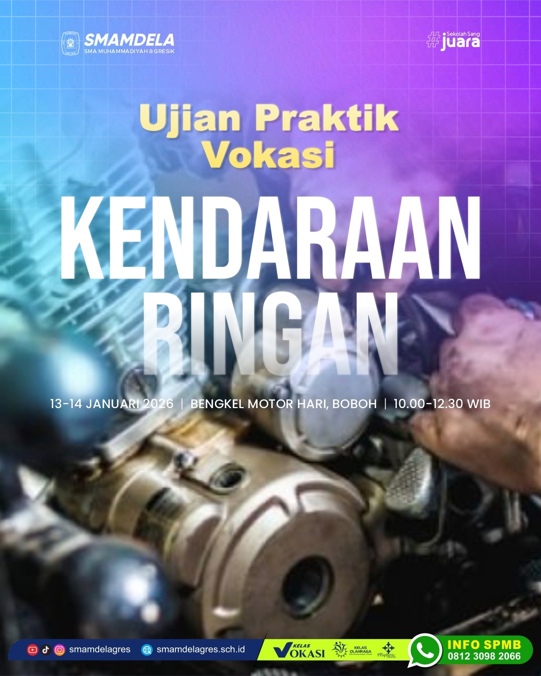 Ujian Praktik Vokasi – Kendaraan Ringan